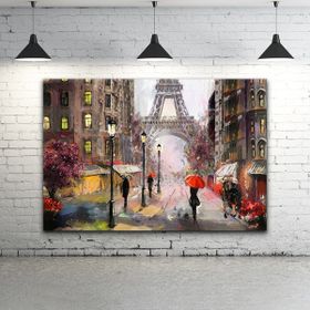 Paris Eyfel Kulesi Kanvas Tablo