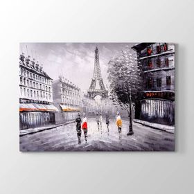 Paris Sokaklarında Tablosu