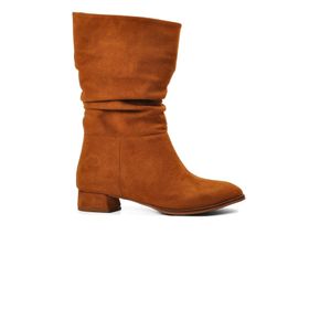 Park Moda K04 Taba Süet Kadın Bot