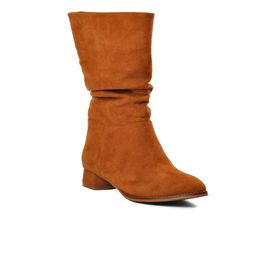 Park Moda K04 Taba Süet Kadın Bot