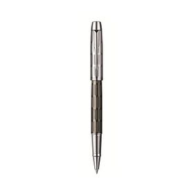 Parker Im Premium Desenli Iki Renk Metal Ct Dolma+Roller+Tükenmez Kalem