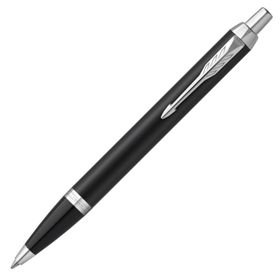 Parker Im Premium Desenli Siyah Metal Ct Dolma+Tükenmez Kalem