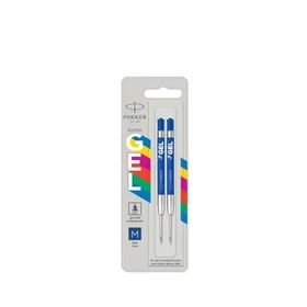 Parker Refill 2'li Mürekkep M Uç Mavi Jel Kalem