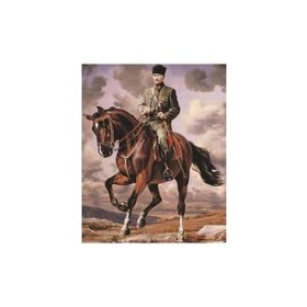 Parla 40x50 cm Atatürk Sayılarla Boyama Seti Rulo Duvar Sticker