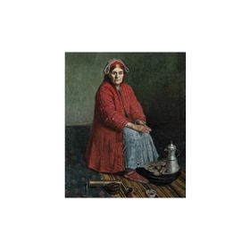 Parla 40x50 cm Halil Paşa Yaşlı Halayık Sayılarla Boyama Seti Rulo Duvar Sticker