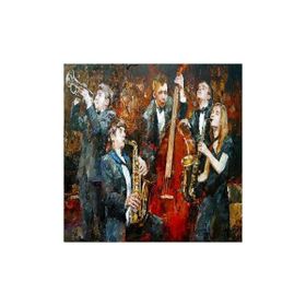 Parla 40x50 cm Müzisyenler Sayılarla Boyama Seti Rulo Duvar Sticker
