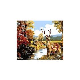 Parla 50x65 cm Ceylanlar Sayılarla Boyama Seti Rulo Duvar Sticker