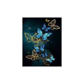Parla 60x75 cm Kelebek Rüyası Sayılarla Boyama Seti Rulo Duvar Sticker