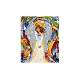 Parla 60x75 cm Melek Anne Sayılarla Boyama Seti Rulo Duvar Sticker