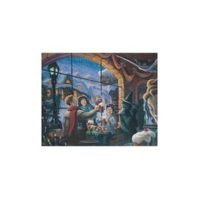 Parla 90x110 cm Bir Kış Muhabbeti Sayılarla Boyama Seti Rulo Duvar Sticker