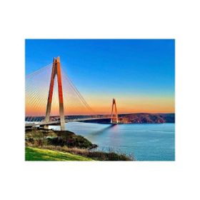 Parla Canvas Avrupa'da Taş Köprü Sayılarla Rulo 50x65 cm Boyama Seti Duvar Sticker