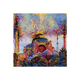 Parla Canvas Ayasofya Sayılarla Rulo 50x65 cm Renkli Boyama Seti Duvar Sticker