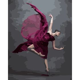 Parla Canvas Bale Stili Rulo 60x75 cm Renkli Sayılarla Boyama Seti Duvar Sticker