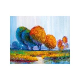 Parla Canvas Bir Son Bahar Vakti Sayılarla Rulo 40x50 cm Renkli Boyama Seti Duvar Sticker