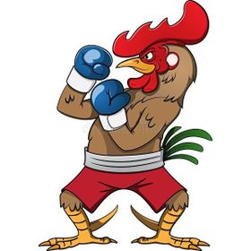 Parla Canvas Bokscu Horoz Rulo 70x90 cm Renkli Sayılarla Boyama Seti Duvar Sticker