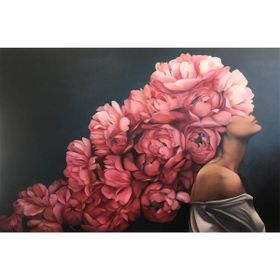 Parla Canvas Çiçek Kadın 14 Sayılarla Rulo 60x75 cm Boyama Seti Duvar Sticker
