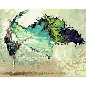 Parla Canvas Denizdeki Ayaklar 70x90 cm Sayılarla Rulo Boyama Seti