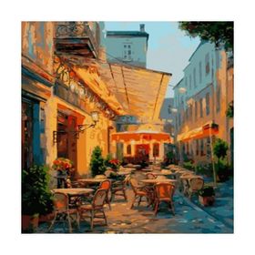 Parla Canvas Düşsokağı Sayılarla Rulo 40x50 cm Renkli Boyama Seti Duvar Sticker