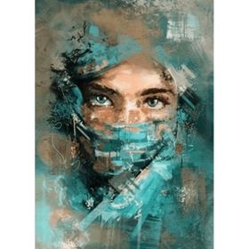 Parla Canvas Gizemli Güzel Sayılarla Rulo 100x140 cm Renkli Boyama Seti Duvar Sticker