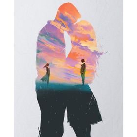 Parla Canvas İçimizdeki Düşünceler Sayılarla Rulo 40x50 cm Renkli Boyama Seti Duvar Sticker
