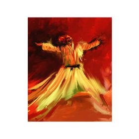 Parla Canvas Mevlana 3 Sayılarla Rulo 70x90 cm Boyama Seti Duvar Sticker