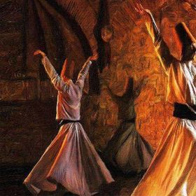 Parla Canvas Öz E Yolculuk Mevlana 2 Rulo 50x65 cm Renkli Sayılarla Boyama Seti Duvar Sticker