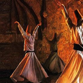 Parla Canvas Öz E Yolculuk Mevlana 2 Sayılarla Rulo 60x75 cm Renkli Boyama Seti Duvar Sticker