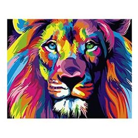 Parla Canvas Renklerin Kralı Sayılarla Kasnaklı 60 x 75 cm Boyama Seti