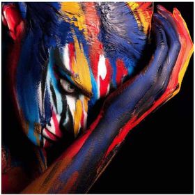 Parla Canvas Renkli Güzel Sayılarla Kasnaklı 60 x 75 cm Boyama Seti