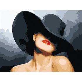 Parla Canvas Şapkalı Güzel Sayılarla Rulo 90x110 cm Renkli Boyama Seti Duvar Sticker