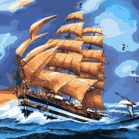 Parla Canvas Seyir Defteri Sayıarla Rulo 60x75 cm Renkli Sayılarla Boyama Seti Duvar Sticker