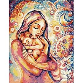 Parla Canvas Sonsuz Sevgi Sayılarla Rulo 40x50 cm Boyama Seti Duvar Sticker