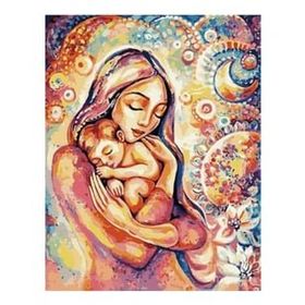 Parla Canvas Sonsuz Sevgi Sayılarla Rulo 40x50 cm Boyama Seti Duvar Sticker