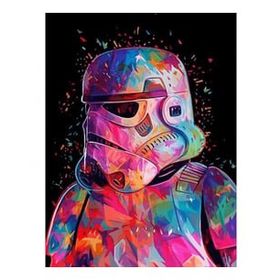 Parla Canvas Starwars Klon Asker Sayılarla Rulo 70x90 cm Boyama Seti Duvar Sticker