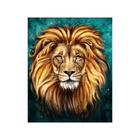 Parla Canvas Tek Aslan Rulo 60x75 cm Renkli Sayılarla Boyama Seti Duvar Sticker