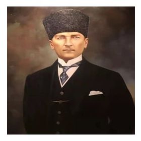 Parla Canvas Ulu Önder Atatürk 2 Sayılarla Rulo 90x110 cm Boyama Seti Duvar Sticker
