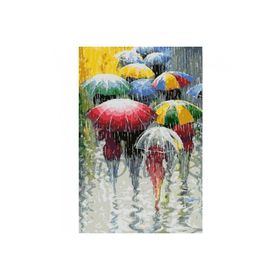 Parla Canvas Yağmur Telaşı Sayılarla Rulo 70x90 cm Boyama Seti Duvar Sticker