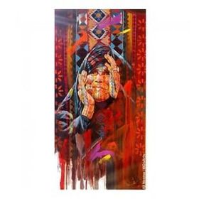 Parla Canvas Yörük Kadını Sayılarla Rulo 60x75 cm Boyama Seti Duvar Sticker