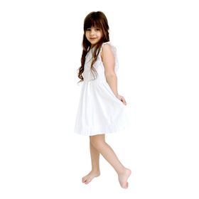 Parla Kids Eloise Keten Kolsuz Fırfırlı Dantel Detaylı Kız Çocuk Elbise Toka Takım