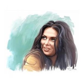 Parla Türkan Şoray 60x75 cm Sayılarla Rulo Canvas Boyama Seti