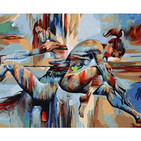 Parla Tutku 8 90x110 cm Sayılarla Rulo Canvas Boyama Seti