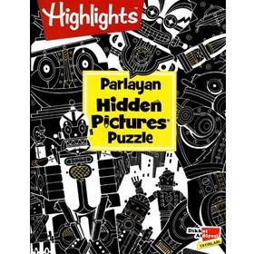Parlayan Hidden Pictures Puzzle - Dikkat Atölyesi Yayınları