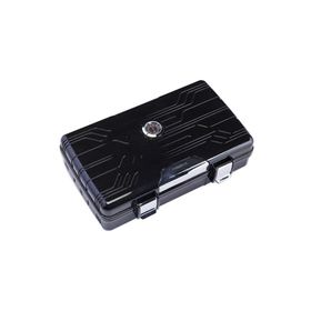 Parmida Siyah Seyahat Tipi Humidor Puro Kutusu