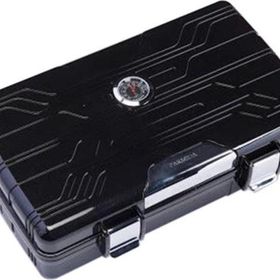 Parmida Siyah Seyahat Tipi Humidor Puro Kutusu
