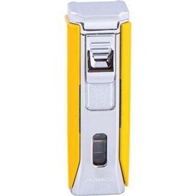 Parmida Üç Torch Sarı-Gümüş Puro Çakmağı