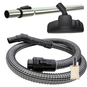 Parmis Arçelik Uyumlu 9182001636 Elektrikli Süpürge Çelik Telli Hortumu Emici Yer Başlığı Teleskopik Boru