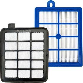 Parmis Grundig Uyumlu VCC 7870 Süpürge Hazne Motor Koruma Filtresi ve Hepa Filtre