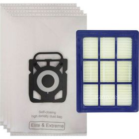 Parmis Nilfisk Elite Comfort Hepa Filtre ve 1 Adet Uyumlu Süpürge Toz Torba