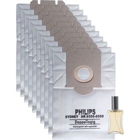Parmis Philips HR 8512 HR 8514 Kağıt 10 Adet Uyumlu Süpürge Toz Torba