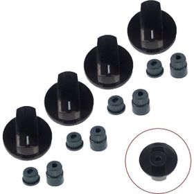 Parmis SÜ0012 Bykitchen Düğme 4'lü Takımı Ankastre Set Üstü Ocak Düğmesi